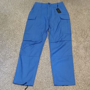 Rag & Bone High-Rise Bright Blue Sands Cargo Pants Women's Size 0 (NWT)